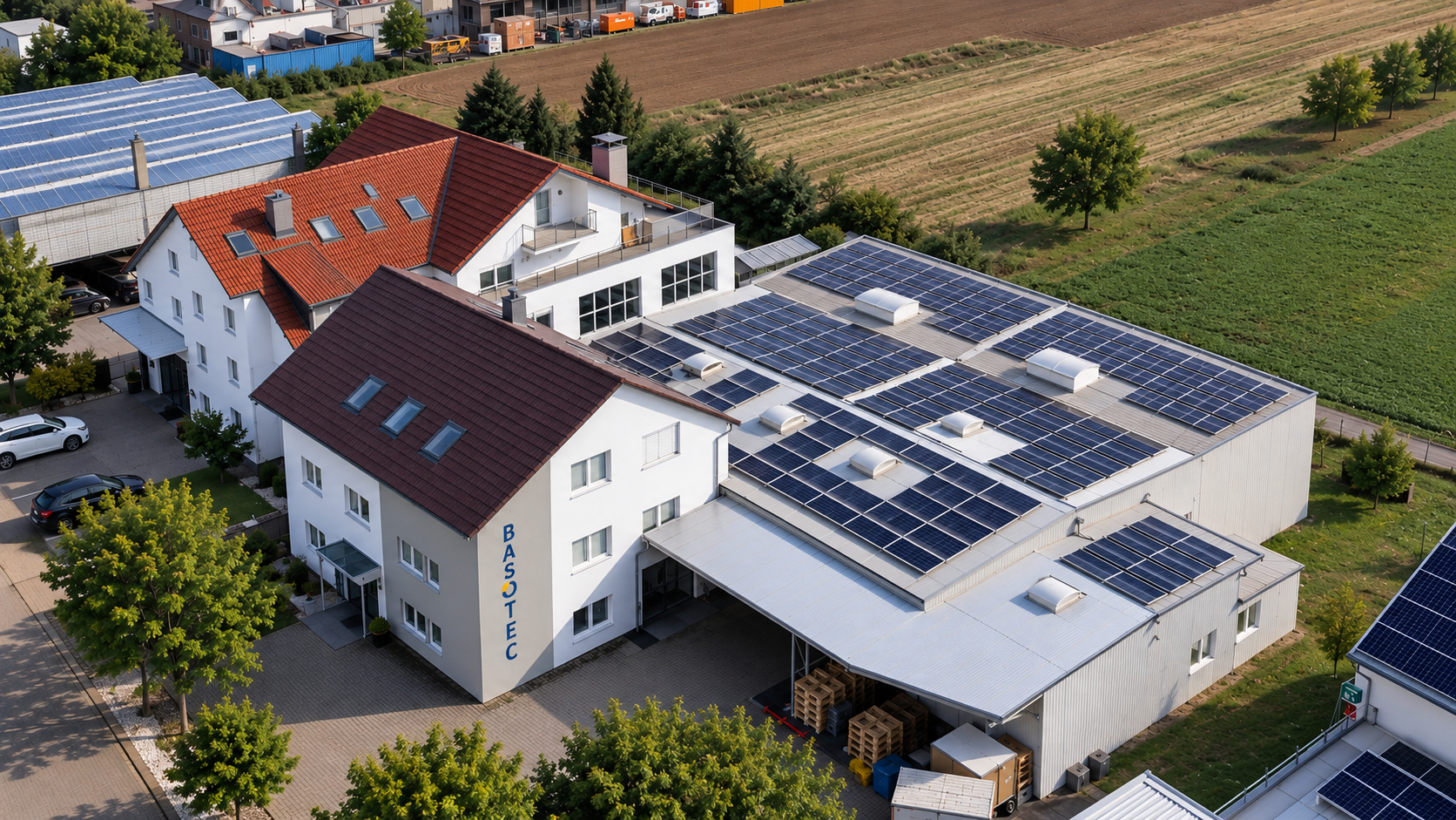 Firmengebäude der BASOTEC GmbH in Schorndorf-Schlichten bei Stuttgart