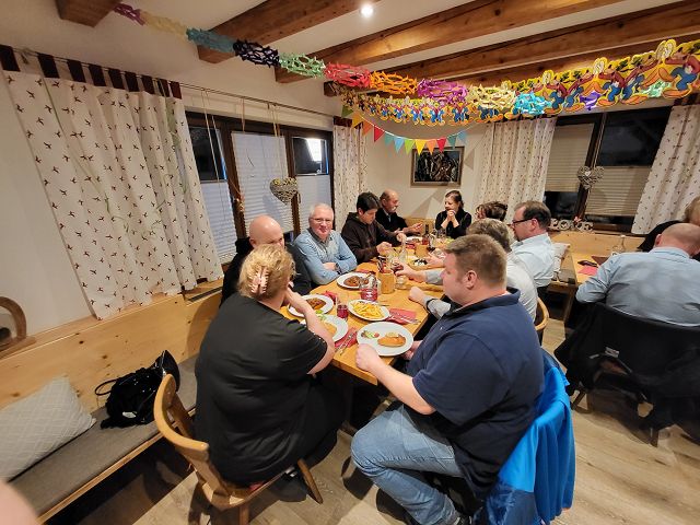 Weihnachtsfeier des Basotec-Teams